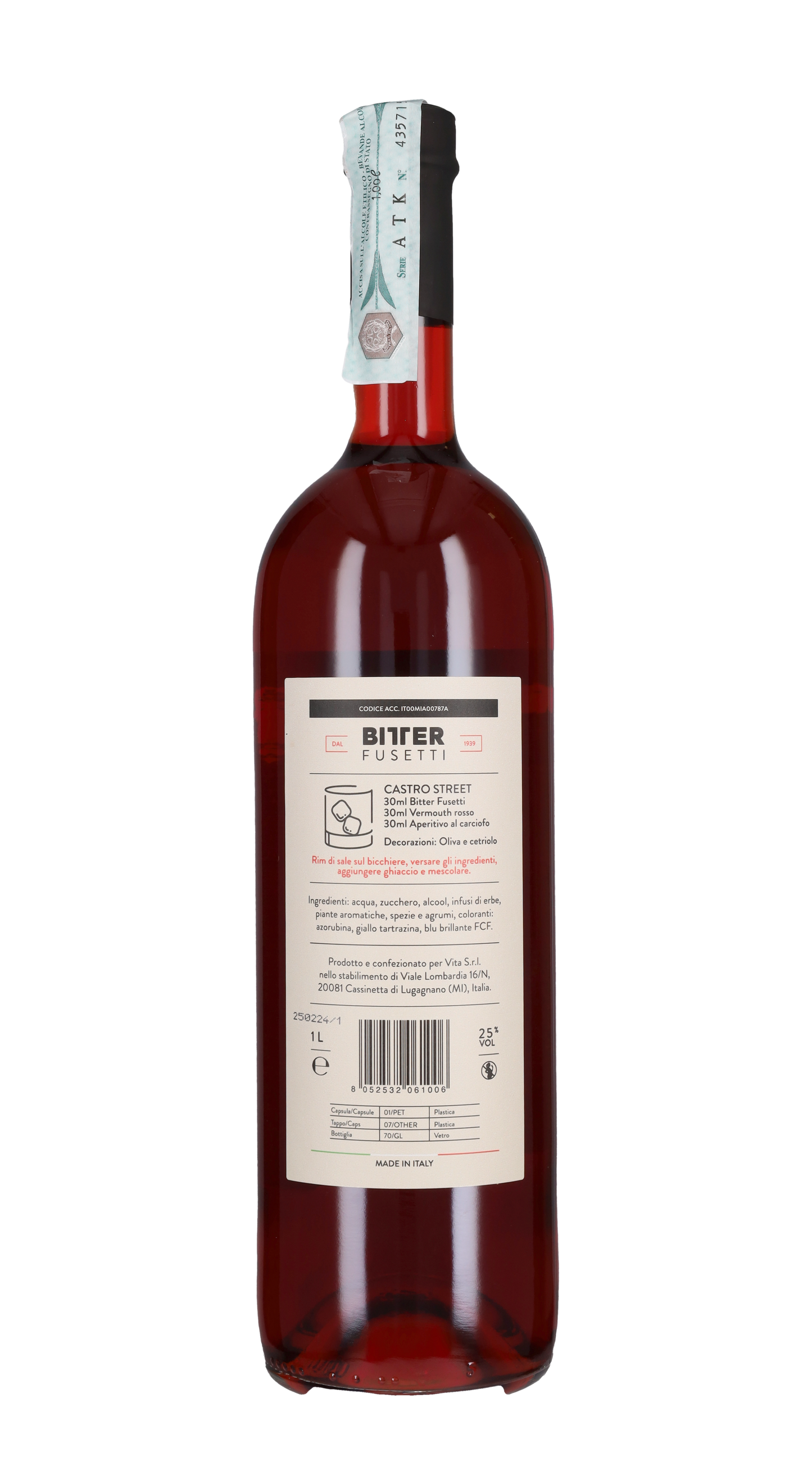 Bitter Fusetti - 100cl