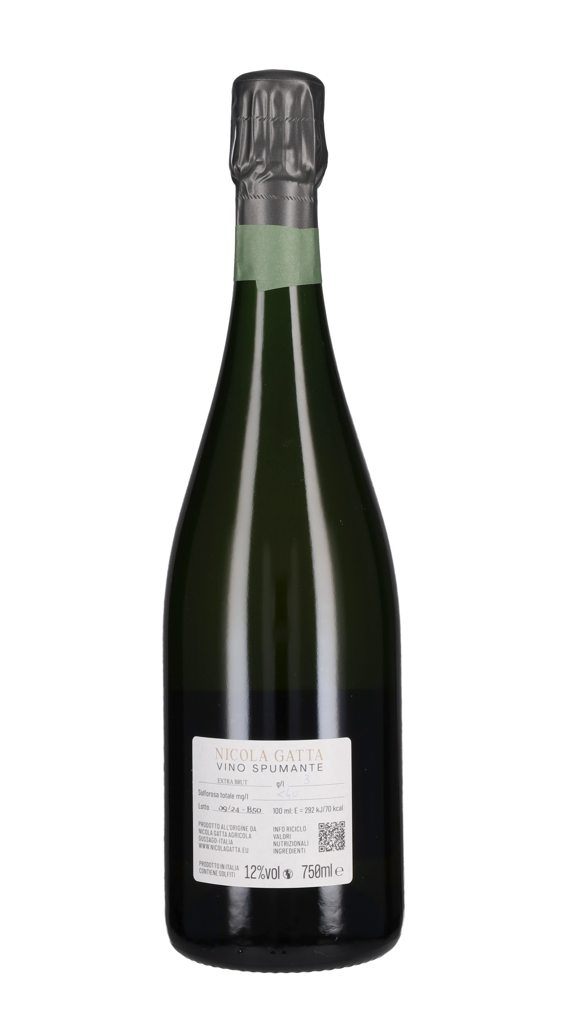 Spumante Metodo Classico Extra Brut 'Quattrocento 40 Lune' Nicola Gatta